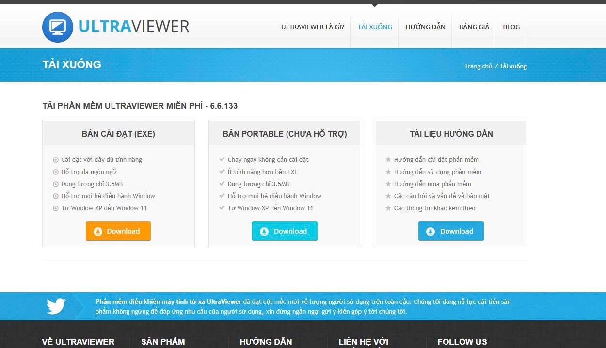 HƯỚNG DẪN CÀI ĐẶT PHẦN MỀM ULTRAVIEWER